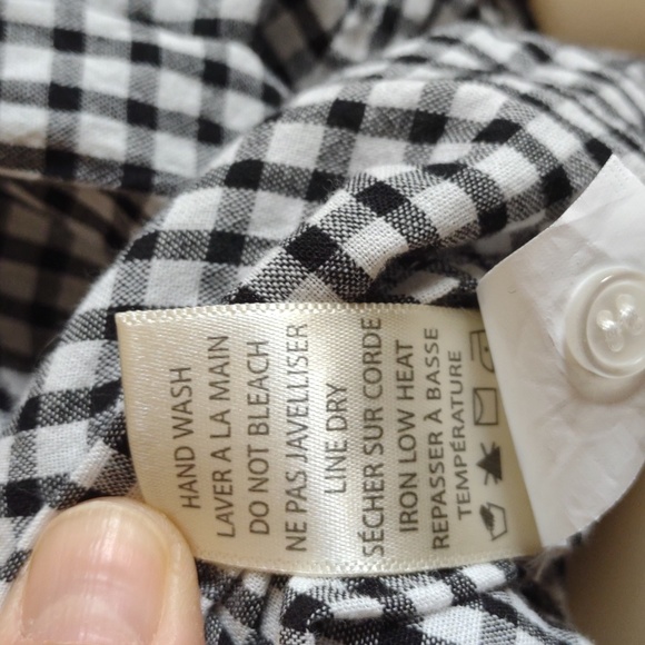 Max Studio gingham top - Picture 8 of 9